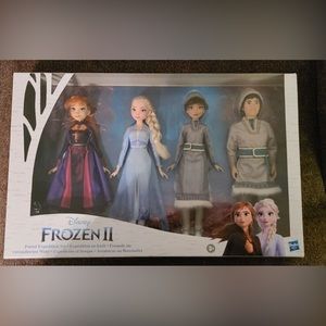 New Disney Frozen II Forest Expedition Set 4 Dolls Anna Elsa Honeymaren & Ryder